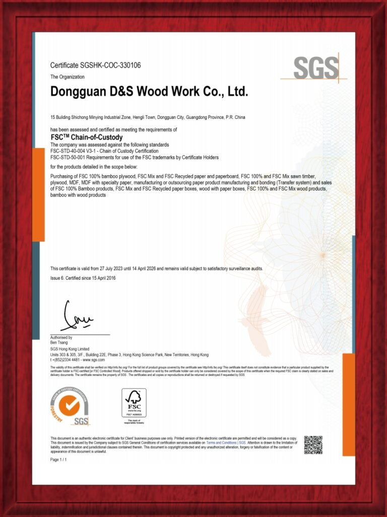 FSC® Certificate
